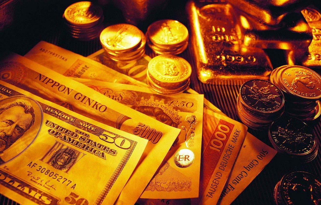 خفن ترین تصویر سکه در کنار دلار و شمش طلا برای دانلود با کیفیت بالا
