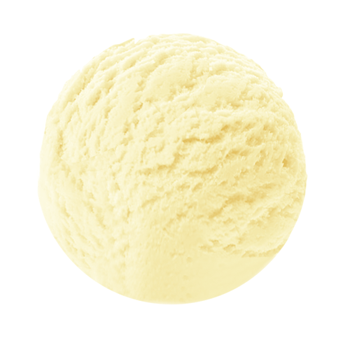 دانلود عکس ساده پی ان جی از یک اسکوپ بستنی وانیلی 