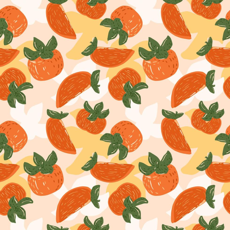 بک گراند گوگولی از نقاشی خرمالو های زیبا و نارنجی رنگ