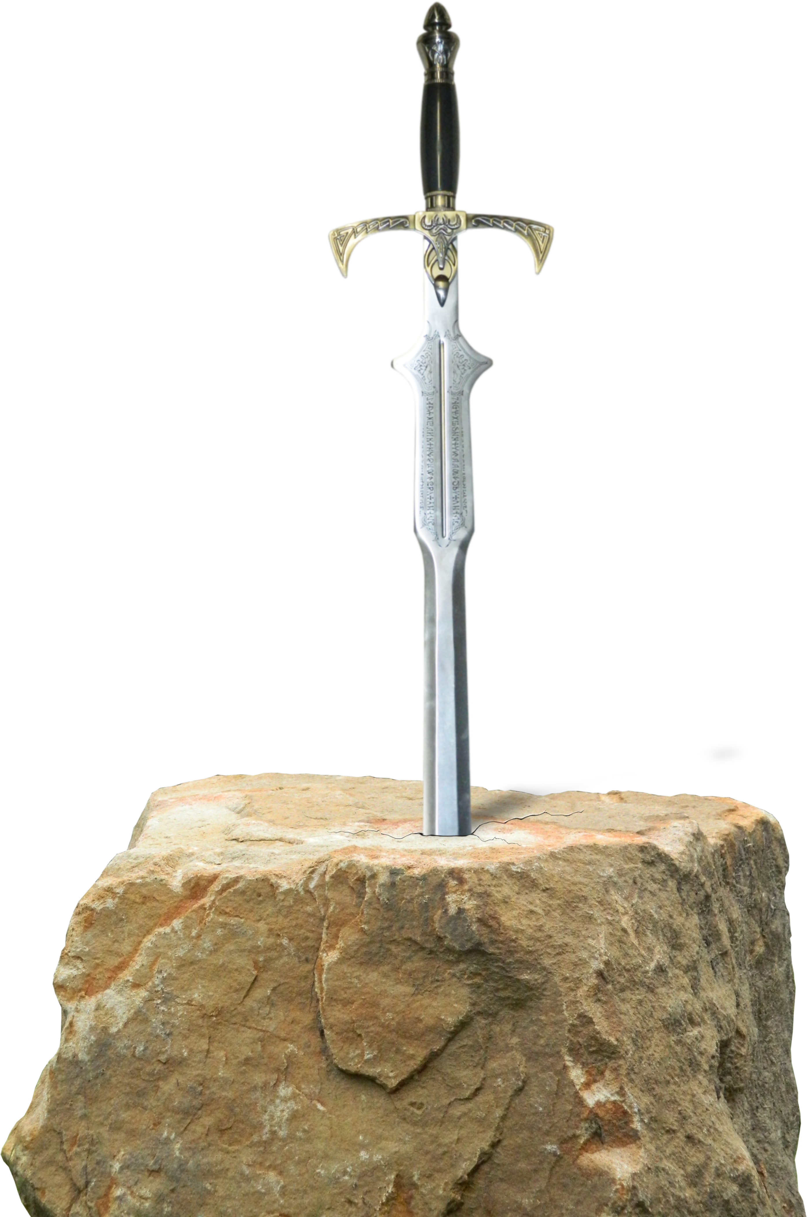  فایل png بسیار جالب از شمشیر بسیار تیز در سنگ با کیفیت دیدنی