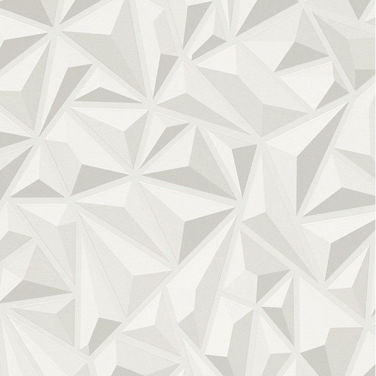 عکس استوک طرح سه بعدی اشکال هندسی و چندضلعی سفید 