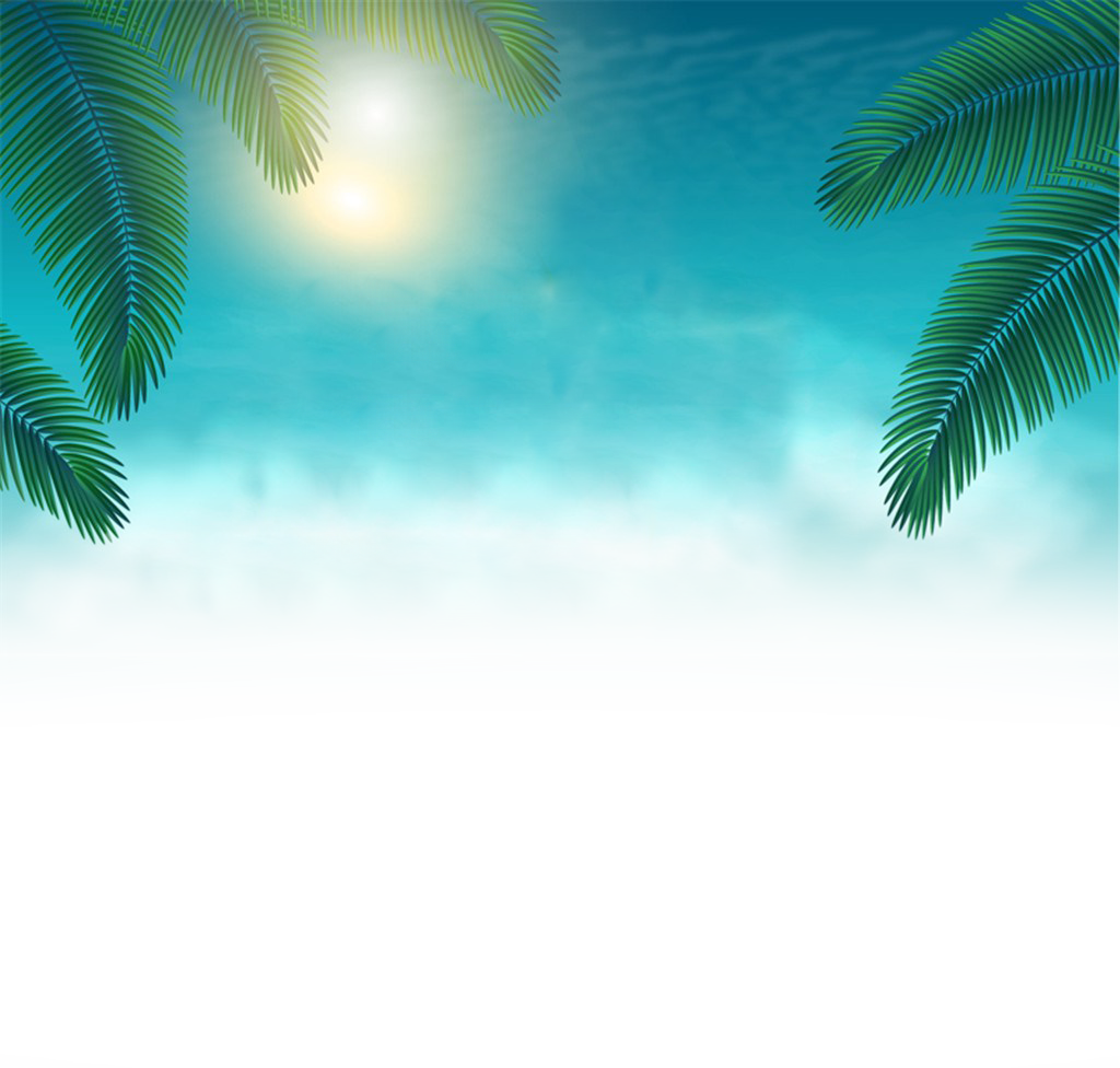 والپیپر فوق العاده قشنگ از آسمان ساحل با خورشید 