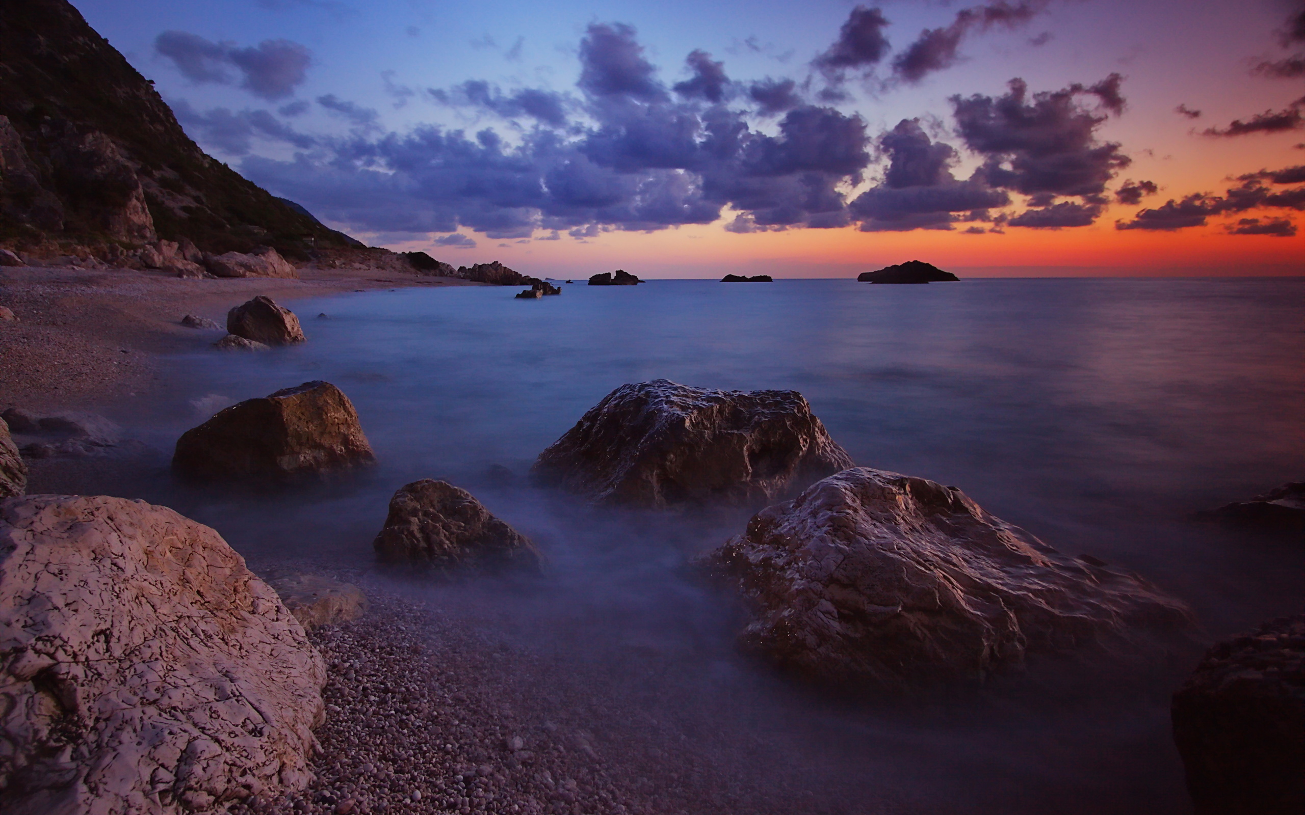 با کیفیت ترین عکس استوک غروب‌ آفتاب و دریا برای دانلود با کیفیت HD