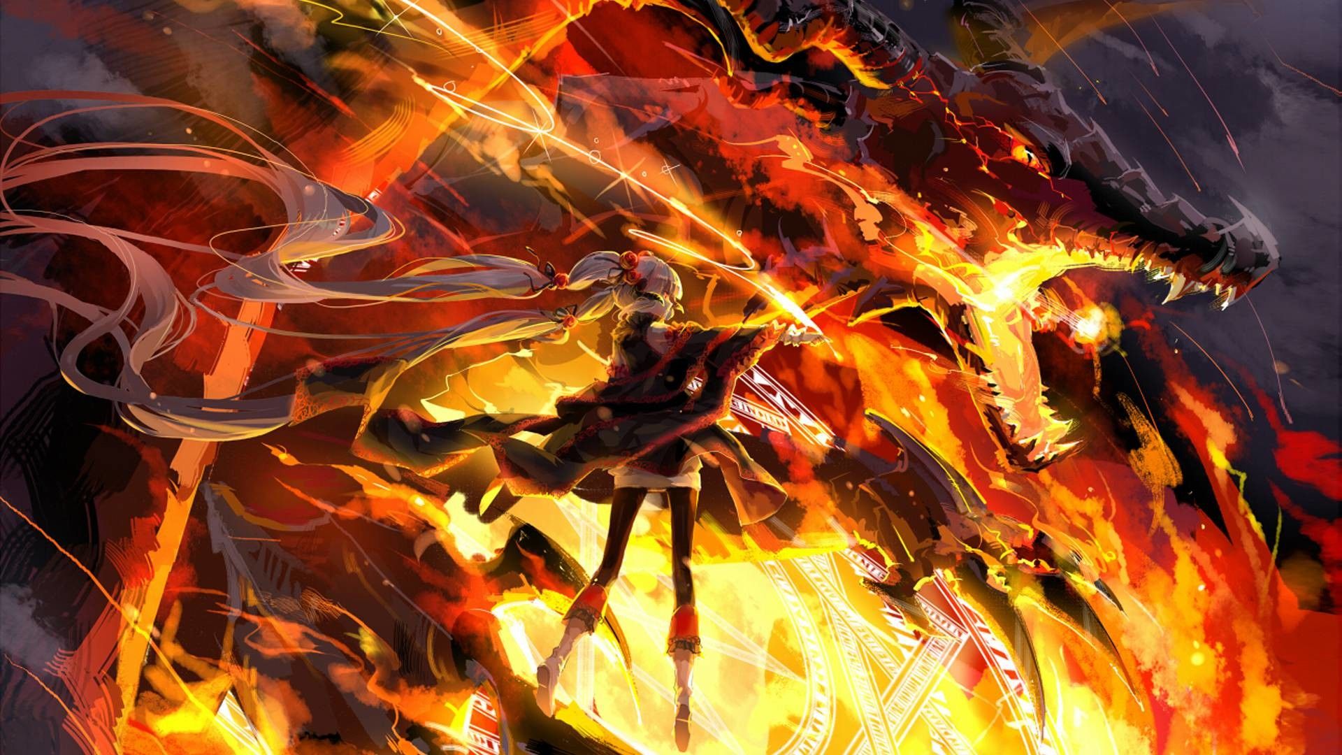 تصویر پروفایل  سرزمین اژدهای آتش و جنگجو و پر قدرت و انرژی 