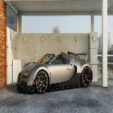 چاپ قاب موبایل و گوشی  عکس حیرت انگیز و فوق العاده زیبا از ماشین طوسی رنگ خارجی 