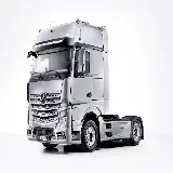 چاپ قاب موبایل و گوشی تصویر کامیون آکتروس یا Actros نقره ای پرفروش در زمینه سفید ساده