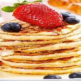 چاپ قاب موبایل و گوشی تصویر پنکیک pancake توت فرنگی و بلوبری عسلی خوشمزه و پف دار