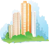چاپ قاب موبایل و گوشی جدیدترین تصویر گرافیکی پی ان جی شهر بزرگ دور بری شده 