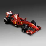 چاپ قاب موبایل و گوشی عکس ماشین مسابقه فراری Ferrari F60 با زمینه طوسی مات