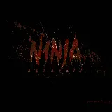چاپ قاب موبایل و گوشی دانلود عکس زمینه مشکی نینجا NINJA نوشته شده با خون