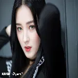 چاپ قاب موبایل و گوشی تصویر پروفایل جذاب نانسی گروه مومولند با لباس شیک مشکی