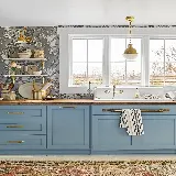 چاپ قاب موبایل و گوشی  والپیپر زیبا از آشپزخانه منحصر به فرد با رنگ فیروزه ای مات