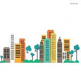 چاپ قاب موبایل و گوشی دانلود عکس نقاشی کامپیوتری شهر بزرگ و رنگی دور بری شده 