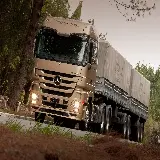 چاپ قاب موبایل و گوشی عکس کامیون آکتروس خاکی رنگ مناسب حمل بار در مسافت های طولانی