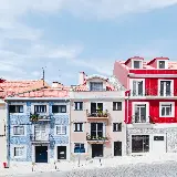 چاپ قاب موبایل و گوشی تصویر ساختمان های رنگارنگ و مدرن شهر استانبول ترکیه 