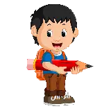 چاپ قاب موبایل و گوشی عکس PNG فانتزی پسر بچه با کوله پشتی برای پوستر مهدکودک ها