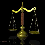 چاپ قاب موبایل و گوشی عکس پس زمینه ترازوی عدالت با پس زمینه سیاه 