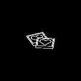 چاپ قاب موبایل و گوشی کاور استوری عاشقانه هایلایت شده با قلب دونفره سفید ساده