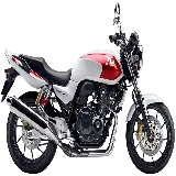 چاپ قاب موبایل و گوشی تصویر تماشایی موتور Honda CB1300 در زمینه سفید رنگ
