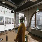 چاپ قاب موبایل و گوشی  دانلود عکس نحوه کارکرد هدست Apple Vision Pro محصول شدید کمپانی اپل