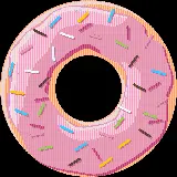 چاپ قاب موبایل و گوشی عکس شیک و جذاب فانتزی دونات صورتی برای منوی کافه و قنادی ها