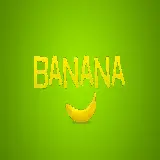 چاپ قاب موبایل و گوشی عکس زمینه فانتزی موز Banana 4k برای پروفایل 
