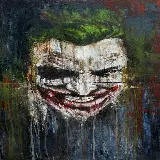 چاپ قاب موبایل و گوشی ایده نقاشی دیواری هنرمندانا و ترسناک جوکر joker 