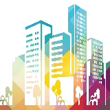 چاپ قاب موبایل و گوشی دانلود رایگان و با کیفیت عکس پی ان جی PNG شهر بزرگ دور بری شده 