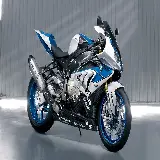 چاپ قاب موبایل و گوشی عکس موتور سیکلت BMW S 1000 RR به رنگ آبی نقره ای پسرانه