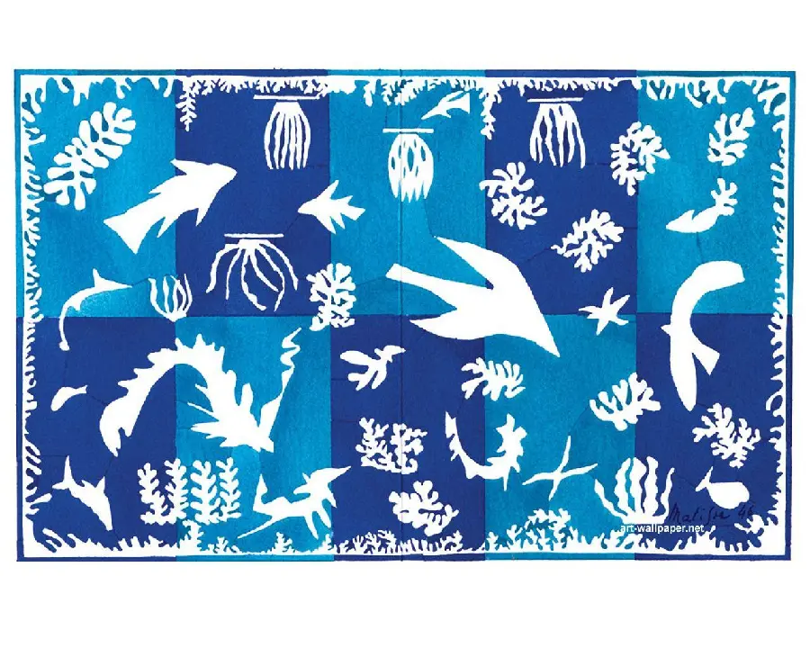 نقاشی Polynesie La Mer Serigraph از Henri Matisse