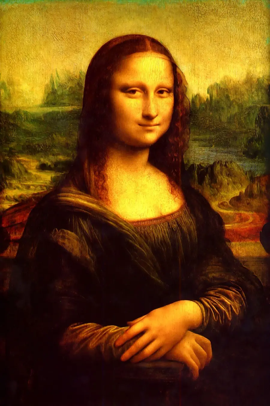 دانلود تصویر رایگان تابلو نقاشی مونالیزا با کیفیت بالا و بدون ادیت و فتوشاپ 