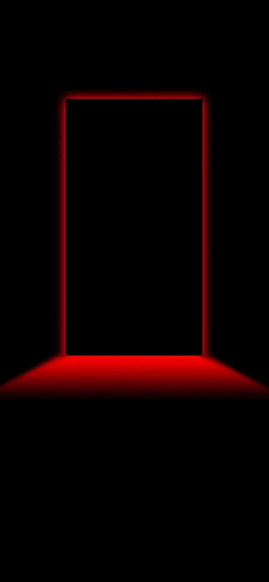عکس پس زمینه سیاه با خطوط نورانی قرمز برای گوشی