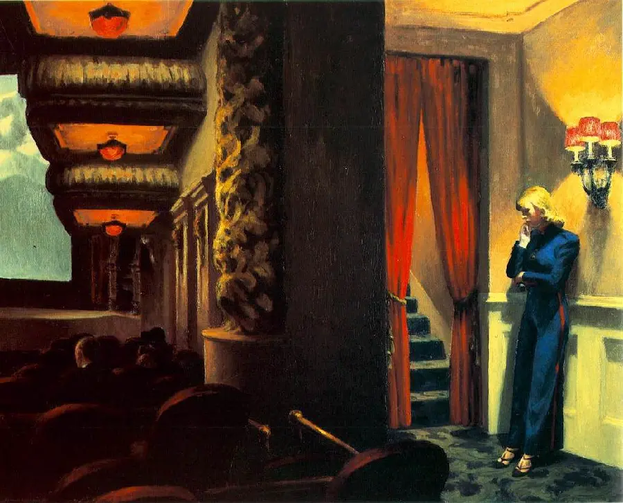 تئاتر و سینما در نقاشی های ادوارد هاپر — فیلم نیویورک، 1939