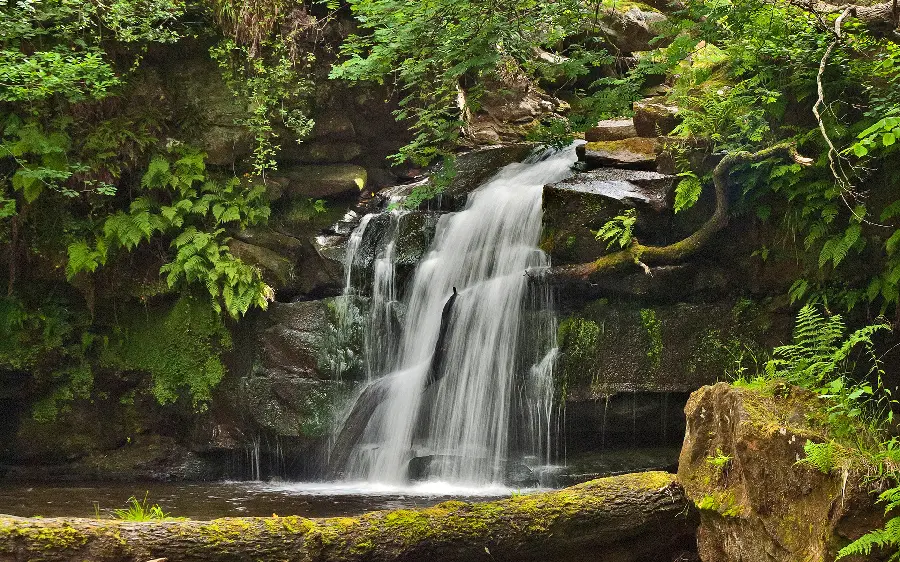 والپیپر جالب از طبیعت آبشار ناب و سحرآمیز به صورت رایگان