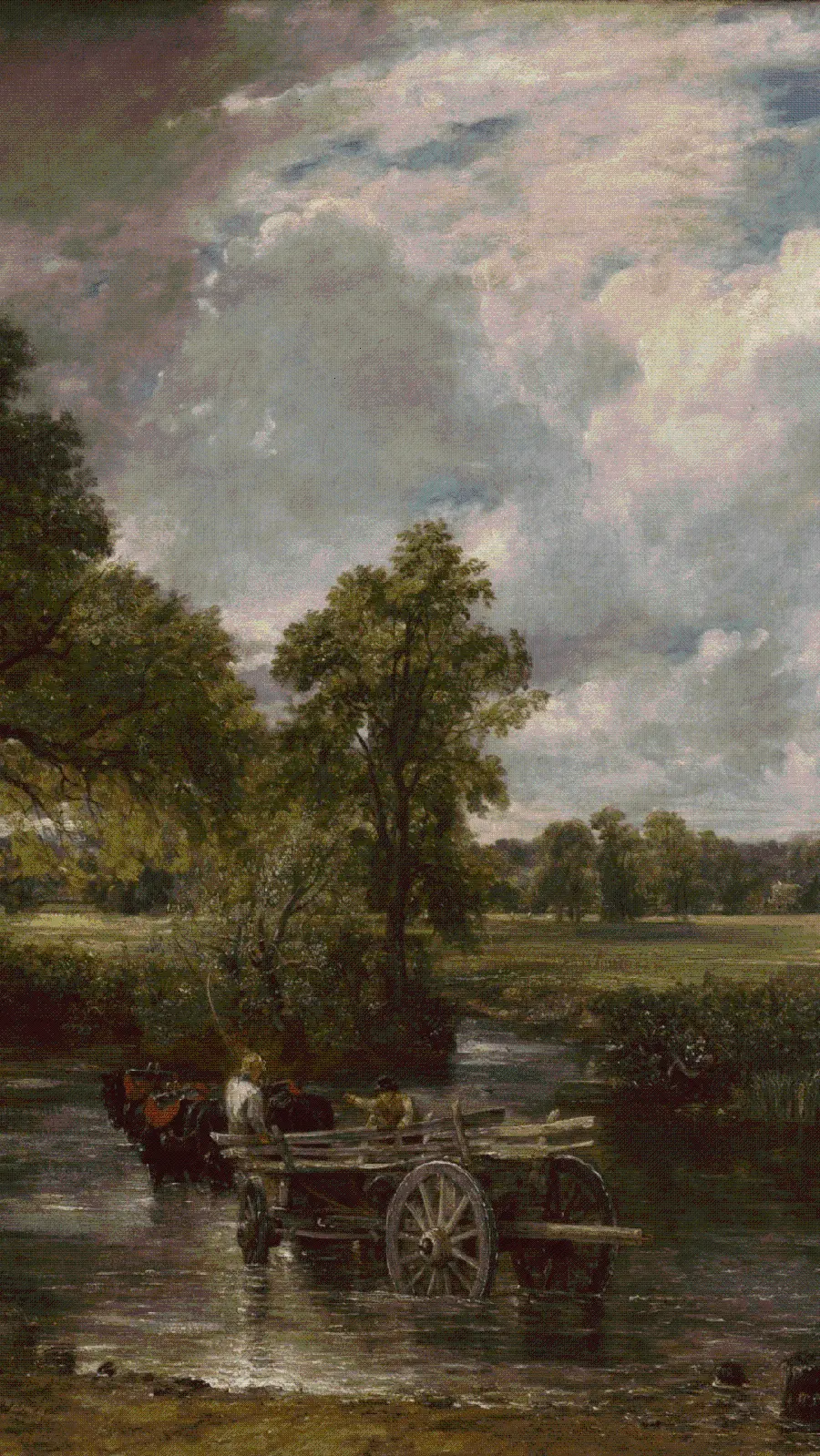 نقاشی طبیعت Nature از نقاش انگلیسی جان کانستبل سبک رمانتیک 
