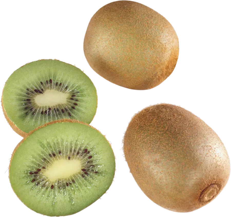پی ان جی PNG دور بری شده میوه کیوی خوش رنگ و ترش مزه