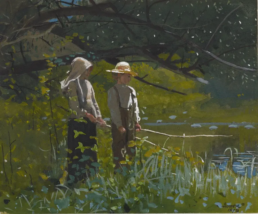 نقاشی ماهیگیری |  نقاشی های وینسلو هومر، نقاشی آمریکایی