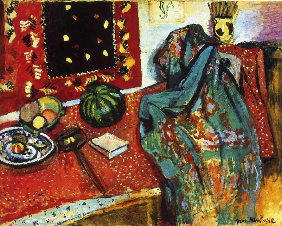 اثر هنری A jolt of happiness from a humanist painter از هنری ماتیس