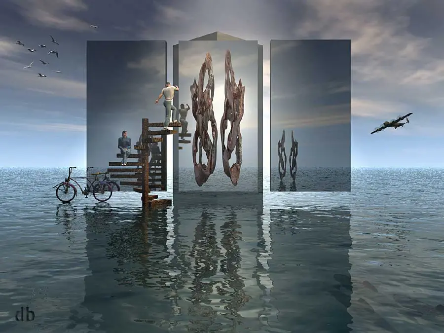 چاپ پوستر عکس هنری سبک سورئالیسم Surrealism برای پوسترهای تبلیغاتی