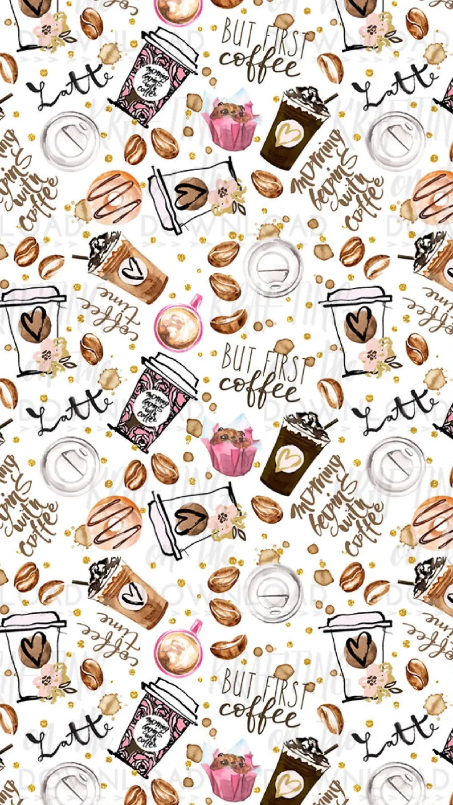دانلود والپیپر تینیجری قهوه Coffee مخصوص گوشی Samsung