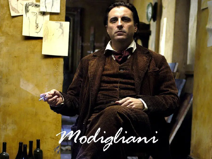 فیلم مودیلیانی (2004) به کارگردانی Mick Davis و با بازی Andy Garcia ، Omid Djalili ، Elsa Zylberstein 