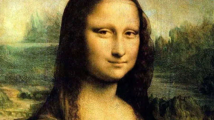 زیباترین عکس تابلو نقاشی مونالیزا از نقاش مشهور ایتالیایی به نام لئوناردو داوینچی 