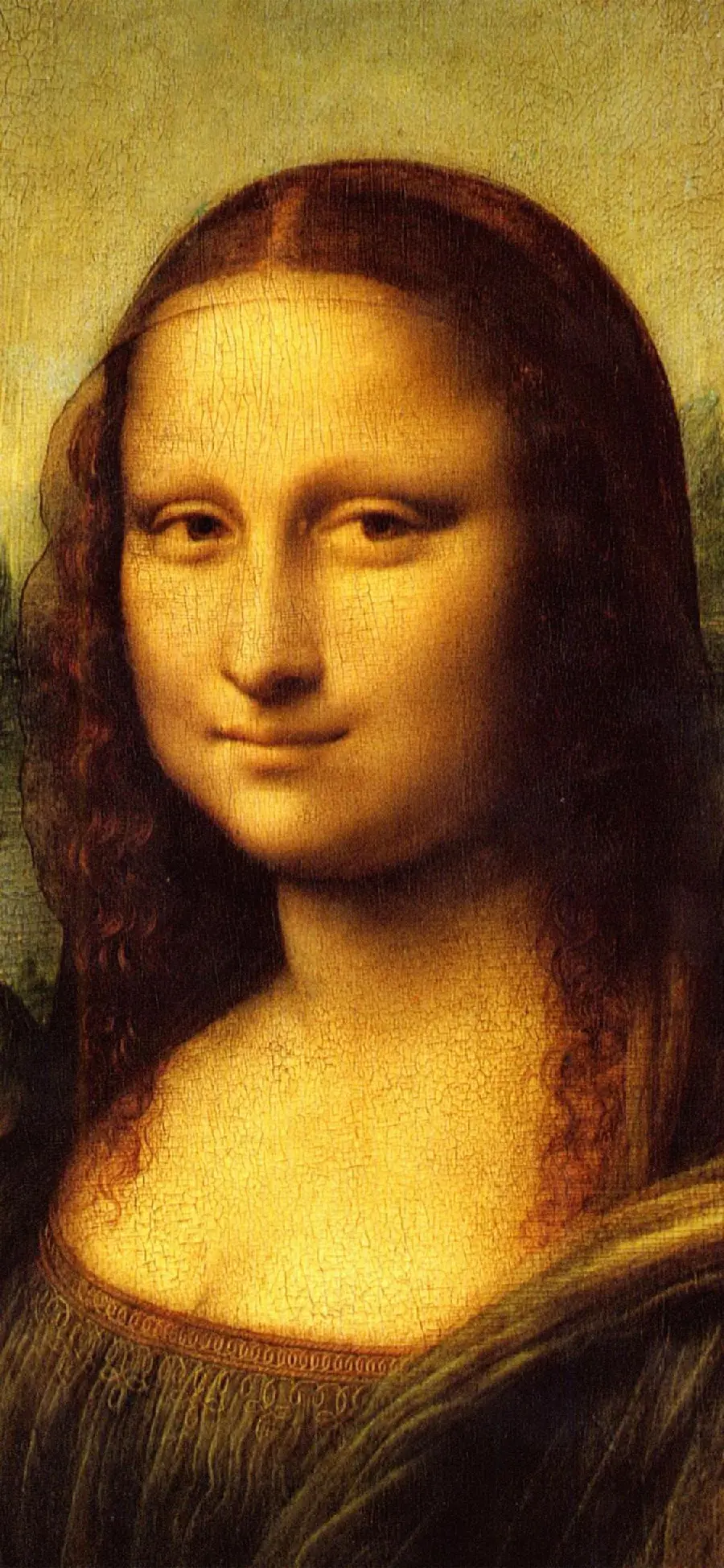 مشهور ترین نقاشی کلاسیک به نام لبخند مونالیزا برای والپیپر آیفون دارها 