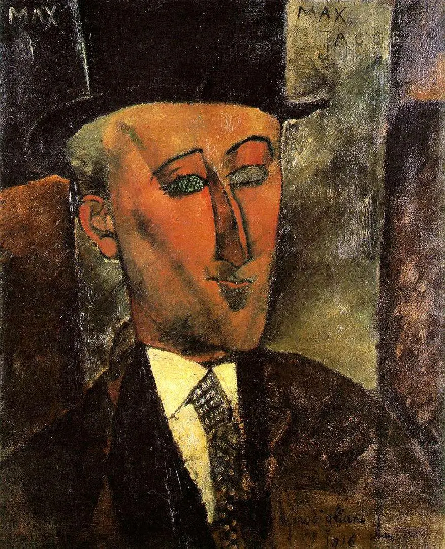 پرتره مکس جیکوب (مودیلیانی) اثر Amedeo Modigliani 1916