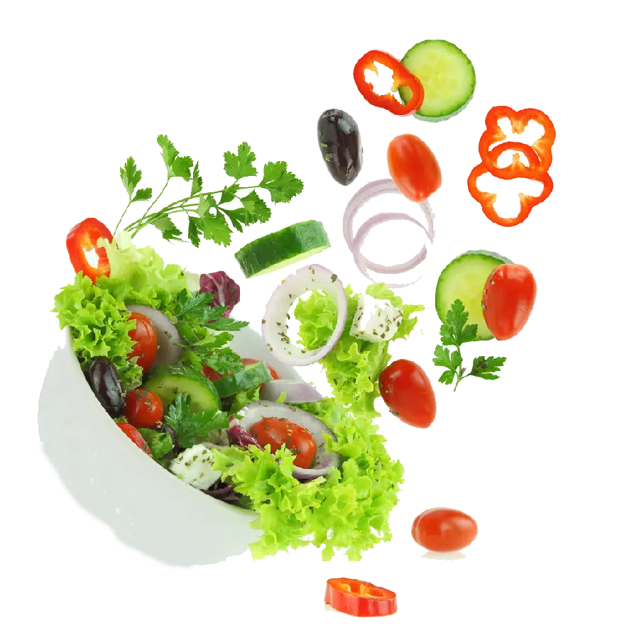 png عکس غذا با گوجه و سایر سبزیجات محبوب و پرخاصیت