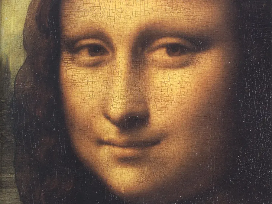 دانلود تصویر تابلو نقاشی مونالیزا از نزدیک برای پروفایل و والپیپر 
