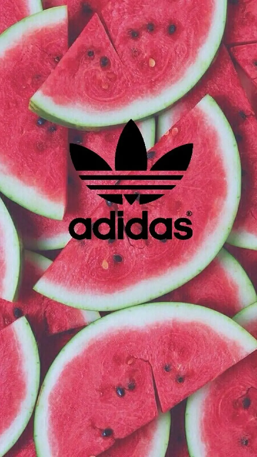 والپیپر هندوانه ای با برند ادیداس adidas برای ورزشکار ها