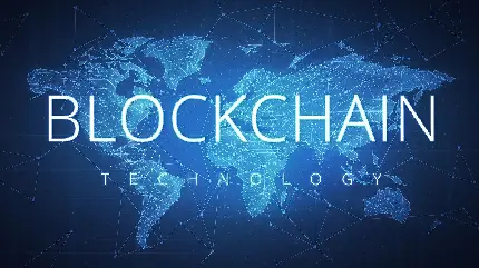 دانلود عکس پس زمینه و بک گراند فناوری بلاک چین Blockchain رایگان  