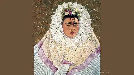 نقاشی مدرنیسم مکزیکی فریدا کالو، دیگو در ذهن من 1943