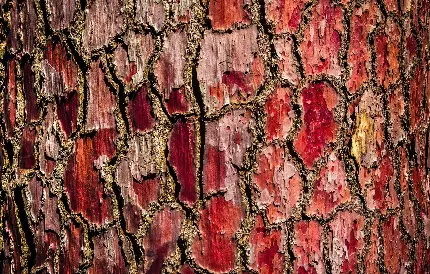 پربازدیدترین عکس پوست درخت عجیب و خارق العاده قرمز 